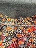 Unbranded 100% Polyester Floral Brown Orange Long Sleeve Blouse Size M - photo 7