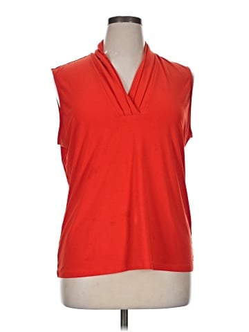 Anne Klein Sleeveless Blouse (view 1)