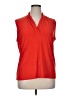 Anne Klein Red Sleeveless Blouse Size XL - photo 1
