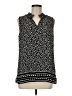 Talbots 100% Polyester Black Sleeveless Blouse Size M - photo 1