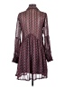 Opullence 100% Polyester Paisley Burgundy Casual Dress Size S - photo 2