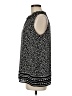 Talbots 100% Polyester Black Sleeveless Blouse Size M - photo 5