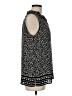 Talbots 100% Polyester Black Sleeveless Blouse Size M - photo 4