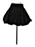 MNG 100% Polyester Solid Black Casual Skirt Size S - photo 2