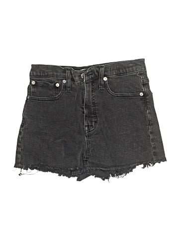 Madewell High-Rise Denim Shorts in Lunar Wash (view 1)