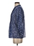 HD in Paris 100% Polyester Blue 3/4 Sleeve Blouse Size 2 - photo 5