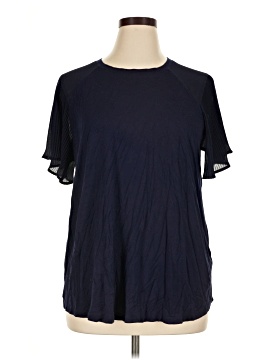 Cable & Gauge Short Sleeve Blouse