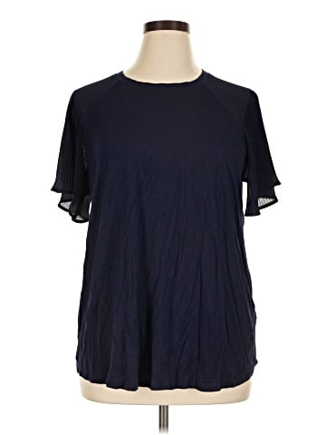 Cable & Gauge Short Sleeve Blouse (view 1)
