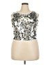 Unbranded 100% Polyester Silver Sleeveless Top Size XXL - photo 2