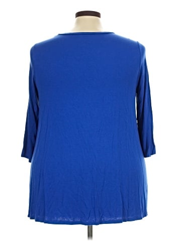 Jessica London 3/4 Sleeve T-Shirt (view 2)
