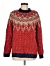 Claudia D. Argyle Red Pullover Sweater Size M - photo 1