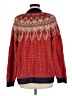 Claudia D. Argyle Red Pullover Sweater Size M - photo 2