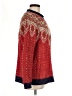 Claudia D. Argyle Red Pullover Sweater Size M - photo 4