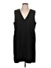 Gap Solid Black Casual Dress Size L - photo 1