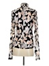CAbi Animal Print Silver Long Sleeve Blouse Size XS - photo 2