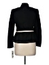 Albert Nipon 100% Cotton Black Jacket Size 6 - photo 2