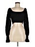 Lulus Black 3/4 Sleeve T-Shirt Size M - photo 1