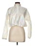 Forever 21 100% Nylon Metallic White Windbreaker Size M - photo 1