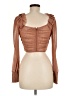 Windsor Brown Long Sleeve Blouse Size M - photo 2