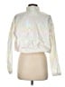 Forever 21 100% Nylon Metallic White Windbreaker Size M - photo 2