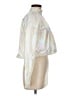 Forever 21 100% Nylon Metallic White Windbreaker Size M - photo 4