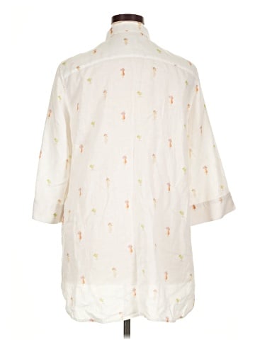 Chico's 3/4 Sleeve Button-Down Shirt (view 2)