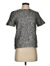 Rag & Bone Metallic Silver Short Sleeve Top Size XS - photo 1