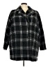 Jessica London Plaid Black Coat Size 28w - photo 1