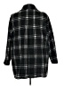 Jessica London Plaid Black Coat Size 28w - photo 2