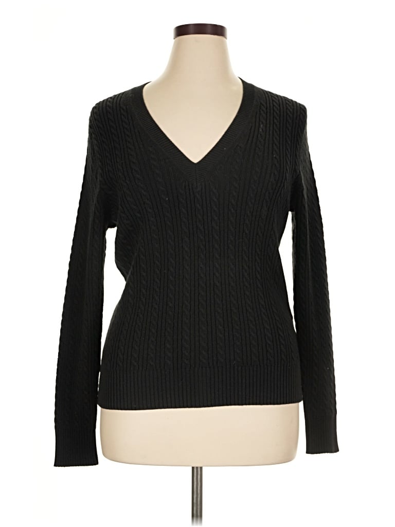 Pre-owned Gap Pullover Sweater In Black