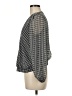 Mi ami 100% Polyester Gray Long Sleeve Blouse Size M - photo 5
