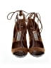 Jimmy Choo Brown Leather Sandals Size EU 37 1/2 - photo 2