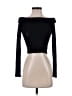 Edikted Black Long Sleeve Top Size XS - photo 1