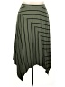 SO Stripes Green Casual Skirt Size XXL - photo 1