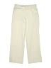Girl Connection Solid Ivory Khakis Size 14 - photo 1