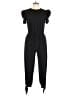 Speechless Solid Black Jumpsuit Size L - photo 1