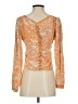 Free People Orange 3/4 Sleeve Blouse Size S - photo 2