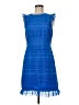 J.Crew 100% Polyester Blue Cocktail Dress Size 6 - photo 1