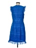 J.Crew 100% Polyester Blue Cocktail Dress Size 6 - photo 2