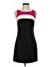 XOXO 100% Polyester Color Block Black Cocktail Dress Size 3 - photo 1