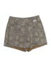 Zara Basic Animal Print Gold Tan Skort Size S - photo 1