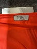 TOBI 100% Polyester Solid Orange Casual Dress Size M (estimated) - photo 7