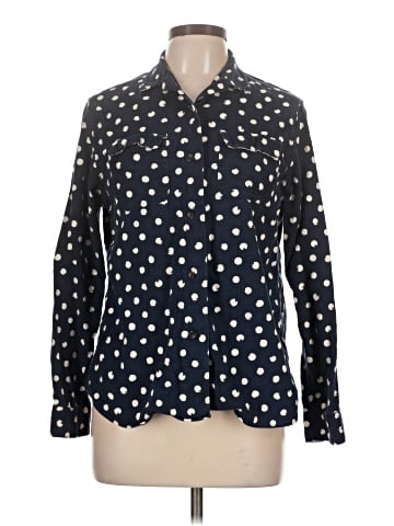 Ines de la Fressange for Uniqlo Long Sleeve Button-Down Shirt (view 1)