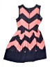 Knitworks Chevron-herringbone Pink Dress Size 12 - photo 2