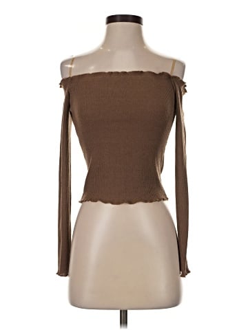 Charlotte Russe Long Sleeve Top (view 1)
