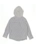 Lucky Brand 100% Cotton Stripes Gray Long Sleeve Button-Down Shirt Size 6 - 7 - photo 2