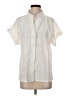 Unbranded 100% Polyester Ivory Short Sleeve Blouse Size S - photo 1