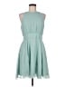 Maison Jules 100% Polyester Solid Teal Casual Dress Size 6 - photo 1