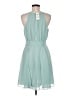 Maison Jules 100% Polyester Solid Teal Casual Dress Size 6 - photo 2