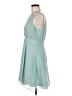 Maison Jules 100% Polyester Solid Teal Casual Dress Size 6 - photo 5